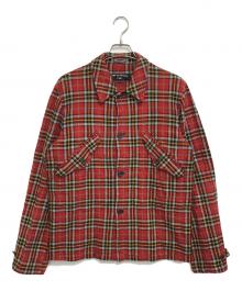 COMME des GARCONS HOMME（コムデギャルソン オム）の古着「シャツジャケット」｜レッド