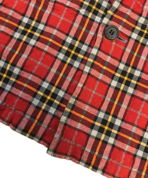 COMME des GARCONS HOMME（コムデギャルソン オム）COMME des GARCONS HOMME (コムデギャルソン オム) シャツジャケット レッド サイズ:Lの古着・服飾アイテム