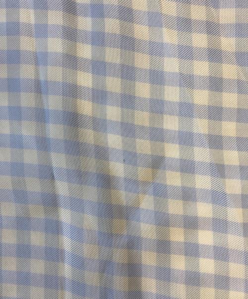 Acne studios（アクネ ストゥディオズ）Acne studios (アクネ ストゥディオズ) スカート ブルー×ベージュ サイズ:34の古着・服飾アイテム