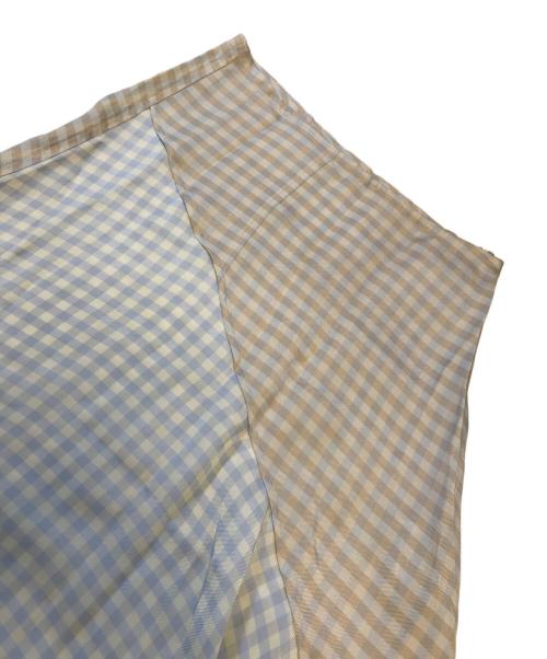Acne studios（アクネ ストゥディオズ）Acne studios (アクネ ストゥディオズ) スカート ブルー×ベージュ サイズ:34の古着・服飾アイテム