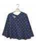 COMME des GARCONS COMME des GARCONS（コムデギャルソン コムデギャルソン）の古着「ドットブラウス」｜ネイビー