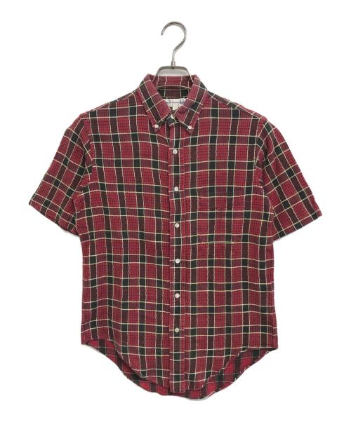 COMME des GARCONS SHIRT（コムデギャルソンシャツ）COMME des GARCONS SHIRT (コムデギャルソンシャツ) S/Sチェックシャツ レッド サイズ:Sの古着・服飾アイテム