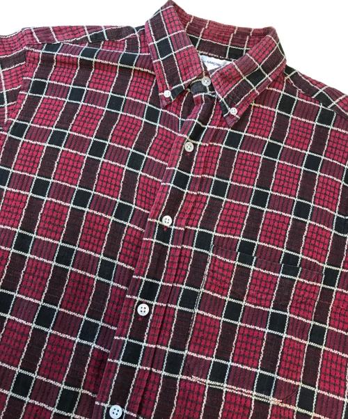 COMME des GARCONS SHIRT（コムデギャルソンシャツ）COMME des GARCONS SHIRT (コムデギャルソンシャツ) S/Sチェックシャツ レッド サイズ:Sの古着・服飾アイテム