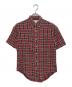 COMME des GARCONS SHIRT（コムデギャルソンシャツ）の古着「S/Sチェックシャツ」｜レッド