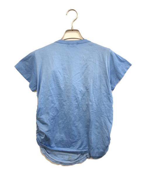 tricot COMME des GARCONS（トリココムデギャルソン）tricot COMME des GARCONS (トリココムデギャルソン) シャーリングカットソー スカイブルー サイズ:Sの古着・服飾アイテム