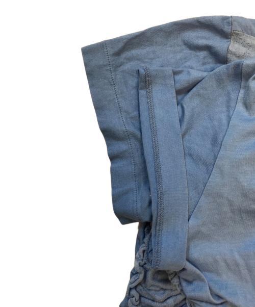 tricot COMME des GARCONS（トリココムデギャルソン）tricot COMME des GARCONS (トリココムデギャルソン) シャーリングカットソー スカイブルー サイズ:Sの古着・服飾アイテム