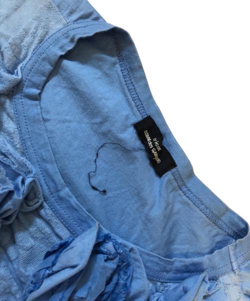 tricot COMME des GARCONS（トリココムデギャルソン）tricot COMME des GARCONS (トリココムデギャルソン) シャーリングカットソー スカイブルー サイズ:Sの古着・服飾アイテム