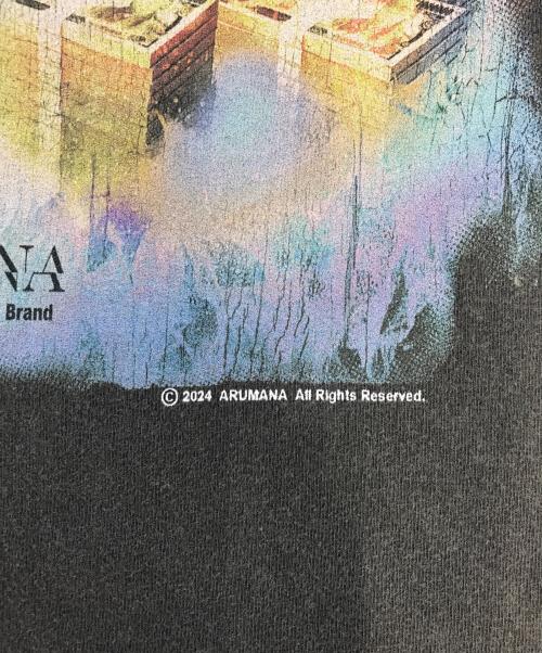 NETFLIX（ネットフリックス）NETFLIX (ネットフリックス) ARUMANA (アルマナ) 地面士たち(ジメンシタチ) ムービープリントTシャツ ブラック サイズ:XLの古着・服飾アイテム