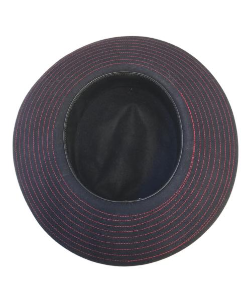 THE FACTORY MADE（ザファクトリーメイド）THE FACTORY MADE (ザファクトリーメイド) HEADS (ヘッズ) BRIM STITCH HAT ブラック サイズ:59cmの古着・服飾アイテム