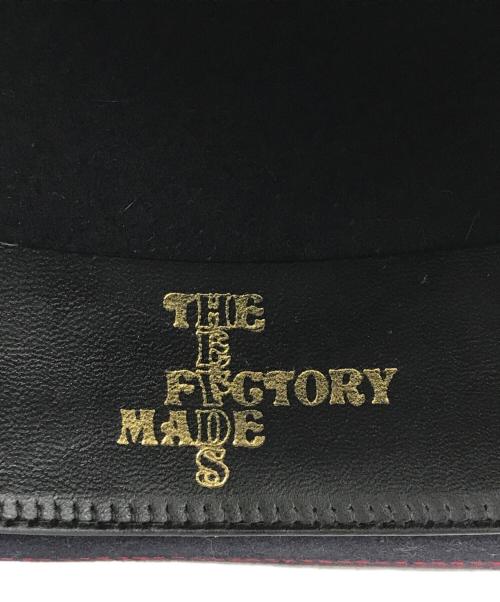 THE FACTORY MADE（ザファクトリーメイド）THE FACTORY MADE (ザファクトリーメイド) HEADS (ヘッズ) BRIM STITCH HAT ブラック サイズ:59cmの古着・服飾アイテム