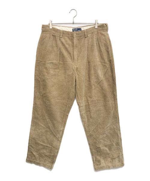 POLO RALPH LAUREN（ポロ・ラルフローレン）POLO RALPH LAUREN (ポロ・ラルフローレン) 太畝コーデュロイパンツ ブラウン サイズ:38/30の古着・服飾アイテム
