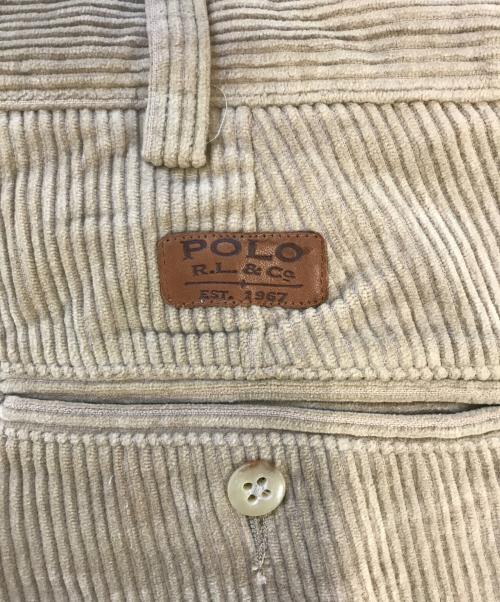 POLO RALPH LAUREN（ポロ・ラルフローレン）POLO RALPH LAUREN (ポロ・ラルフローレン) 太畝コーデュロイパンツ ブラウン サイズ:38/30の古着・服飾アイテム