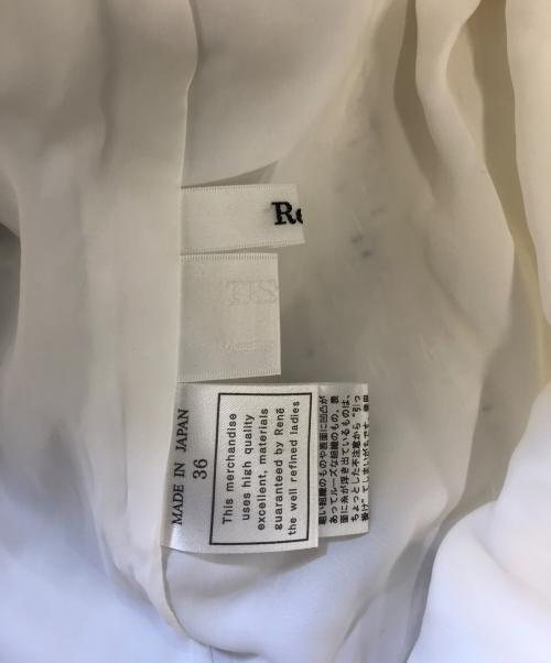 Rene（ルネ）Rene (ルネ) ノースリーブワンピース ホワイト サイズ:36の古着・服飾アイテム