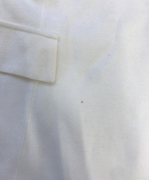 BRUNELLO CUCINELLI（ブルネロクチネリ）BRUNELLO CUCINELLI (ブルネロクチネリ) 異素材切替テーラードジャケット ホワイト サイズ:Lの古着・服飾アイテム