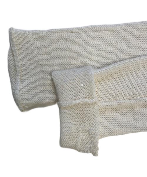 BRUNELLO CUCINELLI（ブルネロクチネリ）BRUNELLO CUCINELLI (ブルネロクチネリ) 異素材切替テーラードジャケット ホワイト サイズ:Lの古着・服飾アイテム