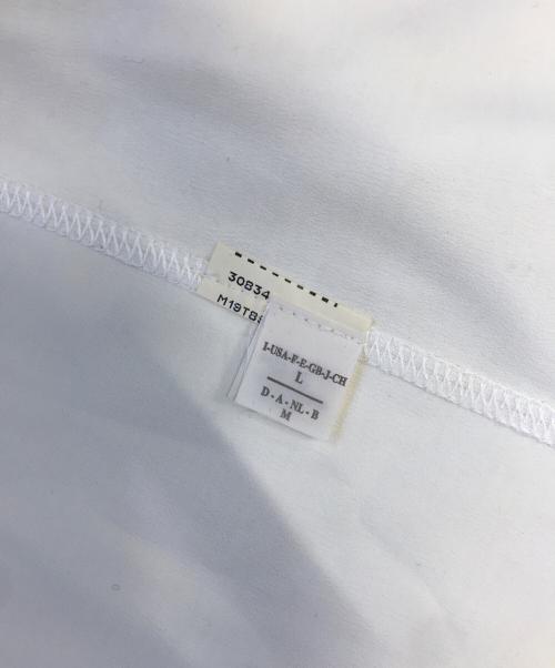 BRUNELLO CUCINELLI（ブルネロクチネリ）BRUNELLO CUCINELLI (ブルネロクチネリ) 異素材切替テーラードジャケット ホワイト サイズ:Lの古着・服飾アイテム