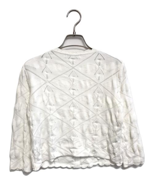 Rene（ルネ）Rene (ルネ) カーディガン ホワイト サイズ:34の古着・服飾アイテム