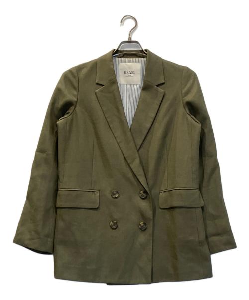 LESSAGE（レサージュ）LESSAGE (レサージュ) テーラードジャケット オリーブ サイズ:表記なしの古着・服飾アイテム