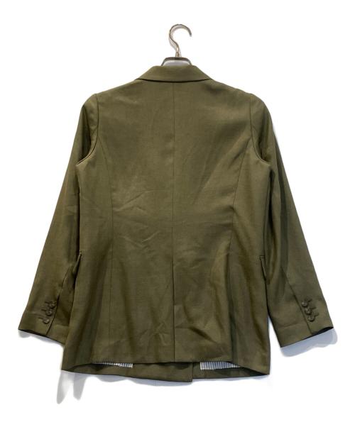 LESSAGE（レサージュ）LESSAGE (レサージュ) テーラードジャケット オリーブ サイズ:表記なしの古着・服飾アイテム