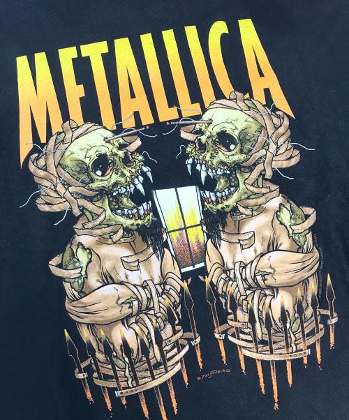 バンドTシャツ（バンドTシャツ）バンドTシャツ (バンドTシャツ) 00s METALLICA(メタリカ) バンドTシャツ ブラック サイズ:LARGEの古着・服飾アイテム