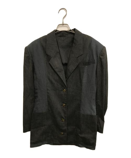 Jean Paul GAULTIER（ジャンポールゴルチェ）Jean Paul GAULTIER (ジャンポールゴルチェ) 切替テーラードジャケット グレー サイズ:SIZE9の古着・服飾アイテム