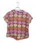 ROBE DE CHAMBRE COMME DES GARCONS (ローブドシャンブル コムデギャルソン) 丸襟花柄ブラウス ブラウン サイズ:表記なし：12000円