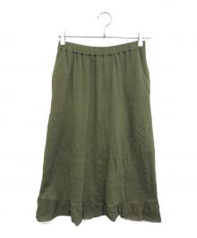 tricot COMME des GARCONS（トリココムデギャルソン）の古着「スカート」｜グリーン