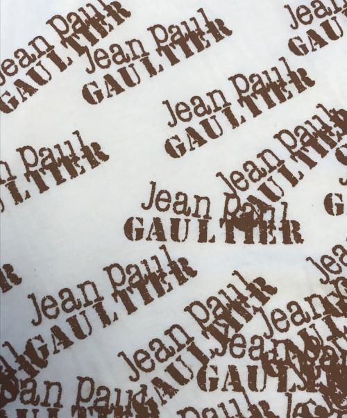 Jean Paul GAULTIER（ジャンポールゴルチェ）Jean Paul GAULTIER (ジャンポールゴルチェ) ロゴプリントTシャツ ホワイト サイズ:Lの古着・服飾アイテム