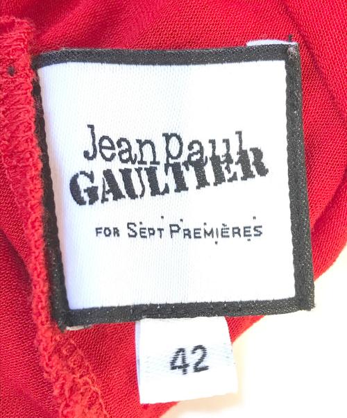 Jean Paul GAULTIER（ジャンポールゴルチェ）Jean Paul GAULTIER (ジャンポールゴルチェ) バルーンブラウス レッド サイズ:42の古着・服飾アイテム