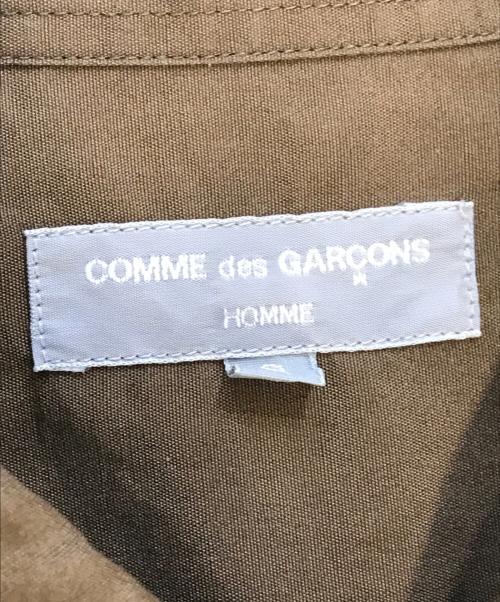 COMME des GARCONS HOMME（コムデギャルソン オム）COMME des GARCONS HOMME (コムデギャルソン オム) 縮絨切替シャツ オリーブ サイズ:Sの古着・服飾アイテム