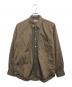 COMME des GARCONS HOMME（コムデギャルソン オム）の古着「縮絨切替シャツ」｜オリーブ