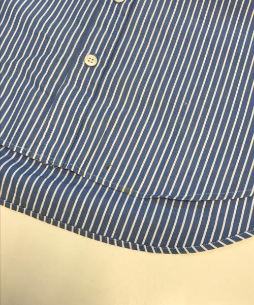 JUNYA WATANABE COMME des GARCONS（ジュンヤワタナベ コムデギャルソン）JUNYA WATANABE COMME des GARCONS ((ジュンヤワタナベ コムデギャルソン) 90's ストライプシャツ ブルー サイズ:不明の古着・服飾アイテム