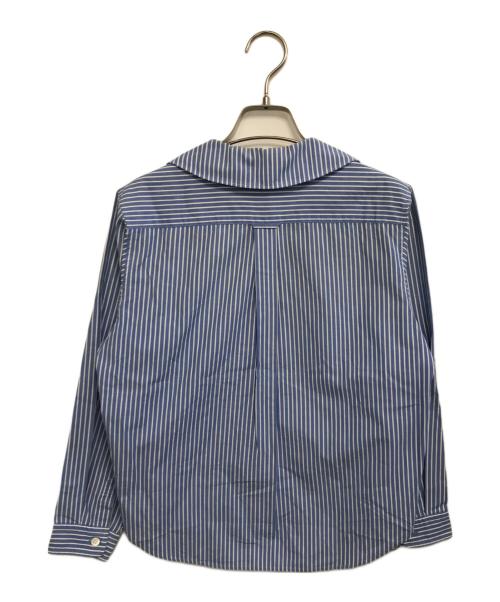JUNYA WATANABE COMME des GARCONS（ジュンヤワタナベ コムデギャルソン）JUNYA WATANABE COMME des GARCONS ((ジュンヤワタナベ コムデギャルソン) 90's ストライプシャツ ブルー サイズ:不明の古着・服飾アイテム