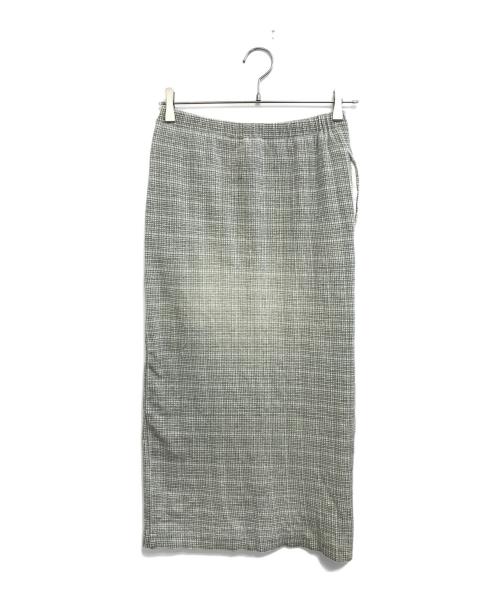 tricot COMME des GARCONS（トリココムデギャルソン）tricot COMME des GARCONS (トリココムデギャルソン) チェックロングスカート グリーン サイズ:表記なしの古着・服飾アイテム