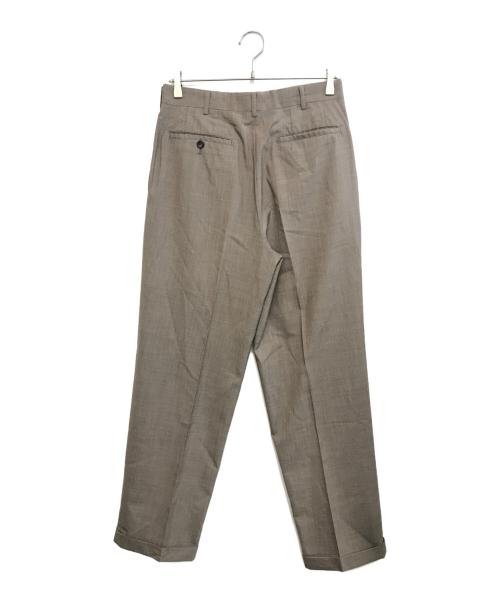 COMME des GARCONS HOMME DEUX（コムデギャルソン オム ドゥ）COMME des GARCONS HOMME DEUX (コムデギャルソン オム ドゥ) 90's 2タックスラックス ブラウン サイズ:M(ウエスト79cm)の古着・服飾アイテム