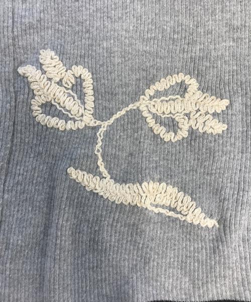 tricot COMME des GARCONS（トリココムデギャルソン）tricot COMME des GARCONS (トリココムデギャルソン) リブカットソー グレー サイズ:表記なしの古着・服飾アイテム