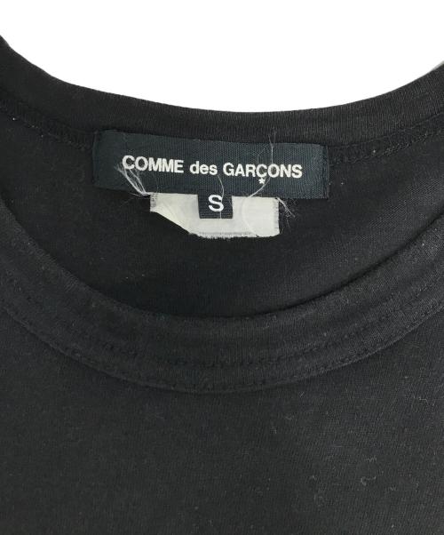 COMME des GARCONS（コムデギャルソン）COMME des GARCONS (コムデギャルソン) メッセージプリントTシャツ ブラック サイズ:Sの古着・服飾アイテム