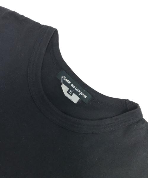 COMME des GARCONS（コムデギャルソン）COMME des GARCONS (コムデギャルソン) メッセージプリントTシャツ ブラック サイズ:Sの古着・服飾アイテム