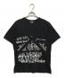 COMME des GARCONS（コムデギャルソン）の古着「メッセージプリントTシャツ」｜ブラック