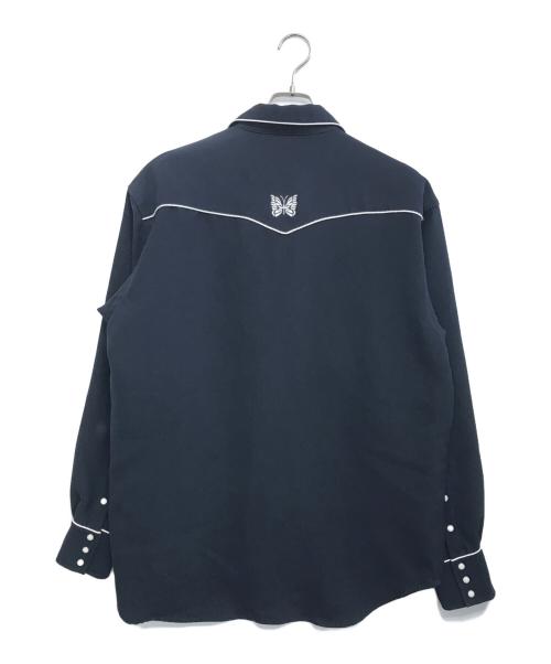 Needles（ニードルズ）Needles (ニードルズ) Cowboy Embroidered Shirt ネイビー サイズ:Mの古着・服飾アイテム