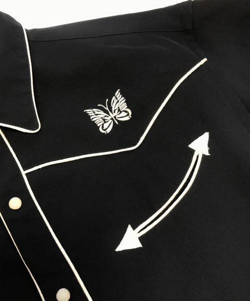 Needles（ニードルズ）Needles (ニードルズ) Cowboy Embroidered Shirt ネイビー サイズ:Mの古着・服飾アイテム