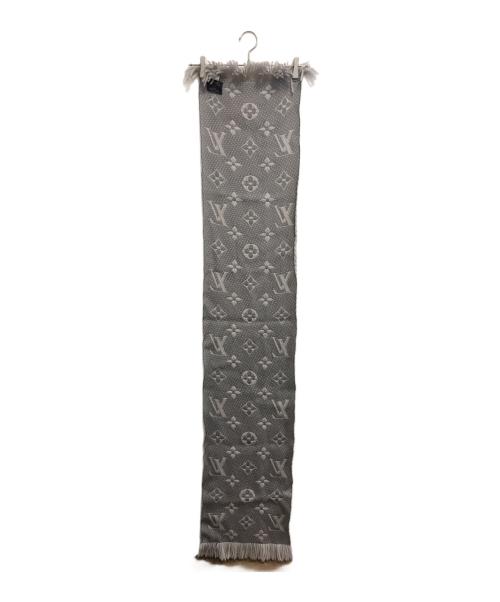 LOUIS VUITTON（ルイ ヴィトン）LOUIS VUITTON (ルイ ヴィトン) マフラー グレー サイズ:表記なしの古着・服飾アイテム