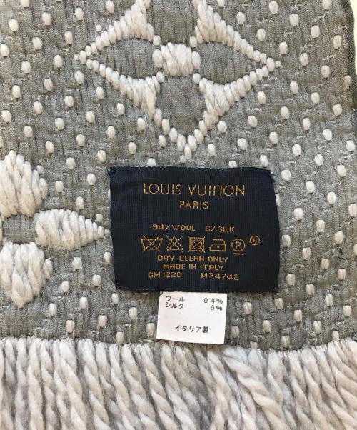 LOUIS VUITTON（ルイ ヴィトン）LOUIS VUITTON (ルイ ヴィトン) マフラー グレー サイズ:表記なしの古着・服飾アイテム