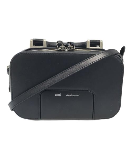 AMI Alexandre Mattiussi（アミアレクサンドルマテュッシ）AMI Alexandre Mattiussi (アミアレクサンドルマテュッシ) Case logo-print tote bag ブラック サイズ:表記なしの古着・服飾アイテム