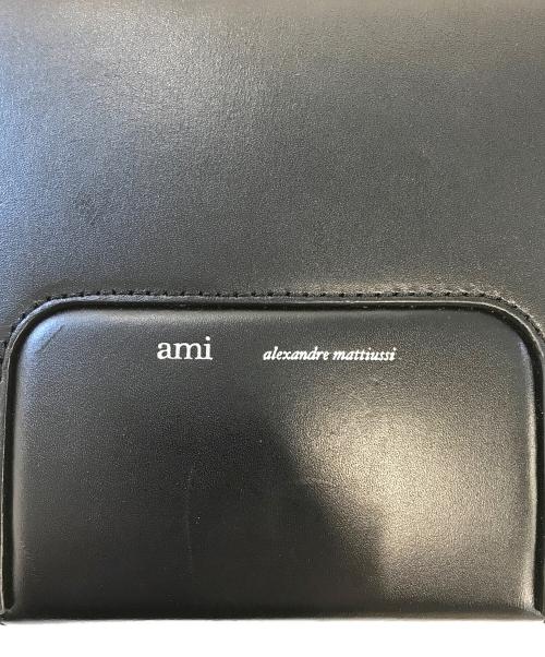 AMI Alexandre Mattiussi（アミアレクサンドルマテュッシ）AMI Alexandre Mattiussi (アミアレクサンドルマテュッシ) Case logo-print tote bag ブラック サイズ:表記なしの古着・服飾アイテム