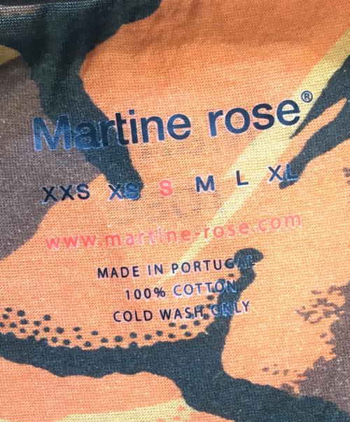 MARTINE ROSE（マーティン・ローズ）MARTINE ROSE (マーティン・ローズ) CLASSIC-T-SHIRT オレンジ サイズ:Sの古着・服飾アイテム