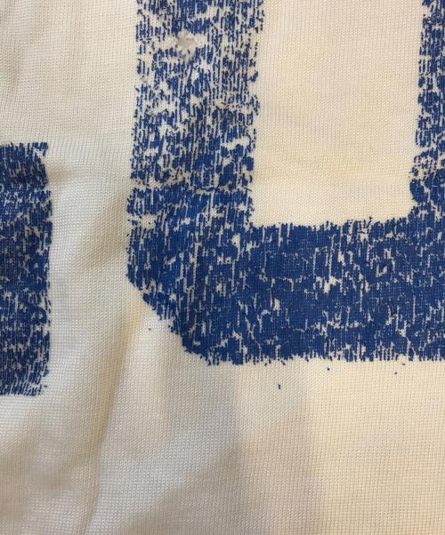 VINTAGE（ヴィンテージ）VINTAGE (ヴィンテージ) ナンバリング ゲームシャツ ホワイト×ブルー サイズ:表記なしの古着・服飾アイテム