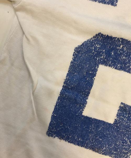 VINTAGE（ヴィンテージ）VINTAGE (ヴィンテージ) ナンバリング ゲームシャツ ホワイト×ブルー サイズ:表記なしの古着・服飾アイテム