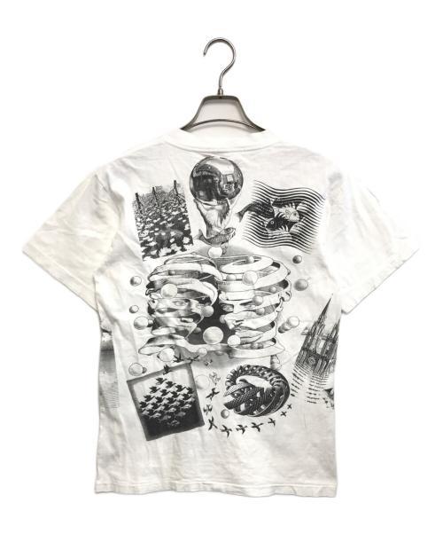 ESCHER（エッシャー）ESCHER (エッシャー) 90's  アートプリントTシャツ ホワイト サイズ:表記なしの古着・服飾アイテム