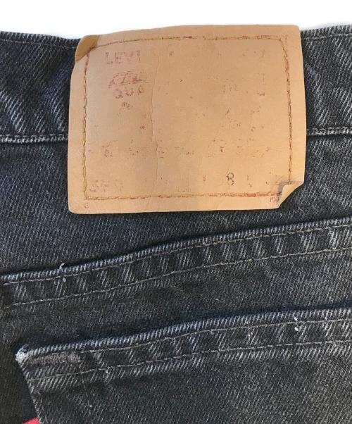 LEVI'S（リーバイス）LEVI'S (リーバイス) 550 後染めブラックデニム ブラック サイズ:W38 L32の古着・服飾アイテム